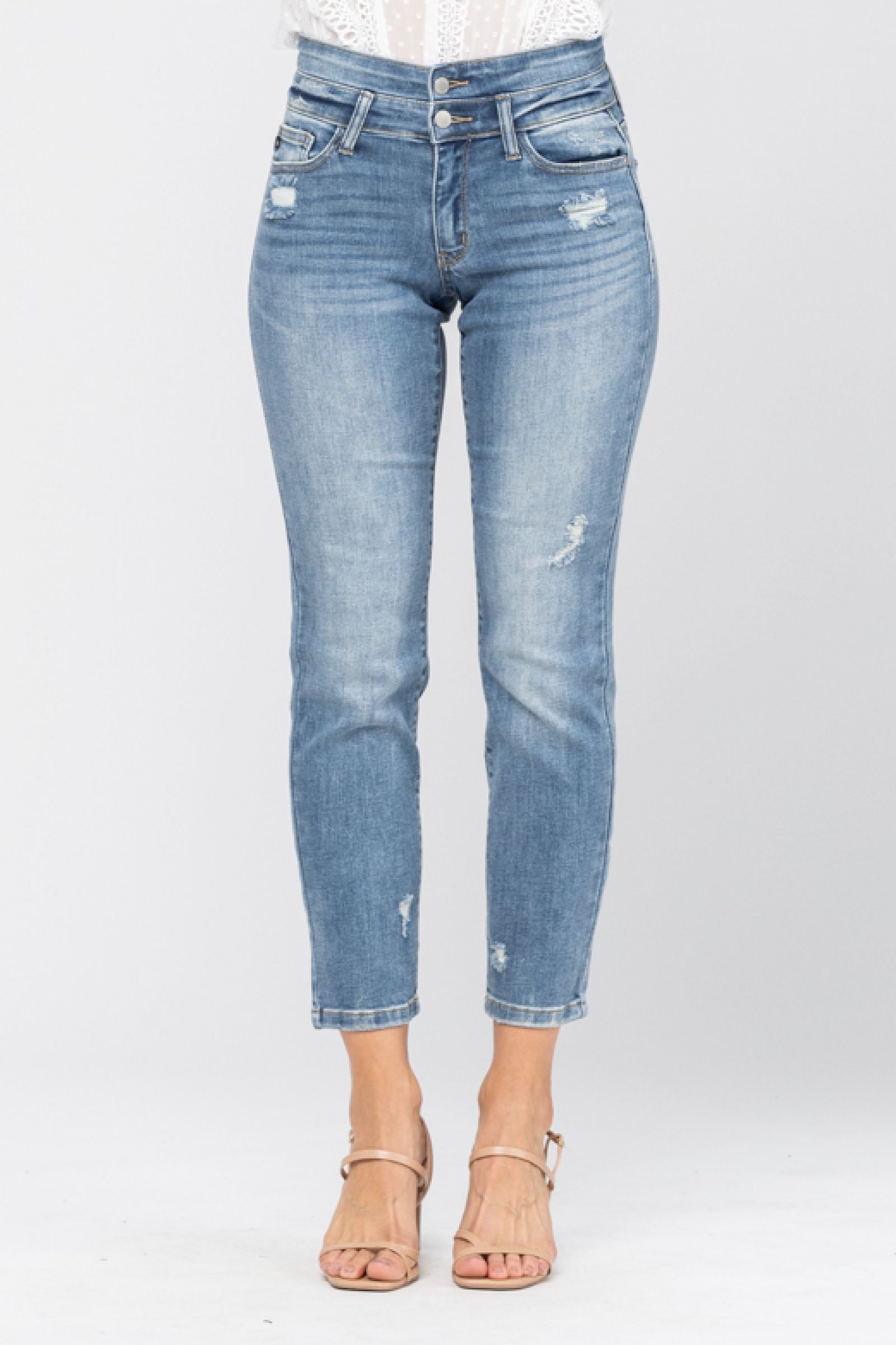 Judy Blue Double Waisted Relaxed Fit Jean | Anomaly Boutique